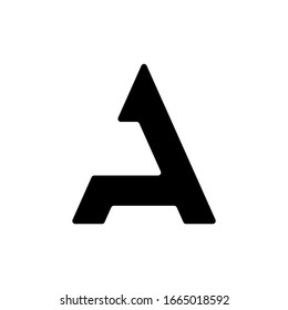 Letter A logo consep icon template