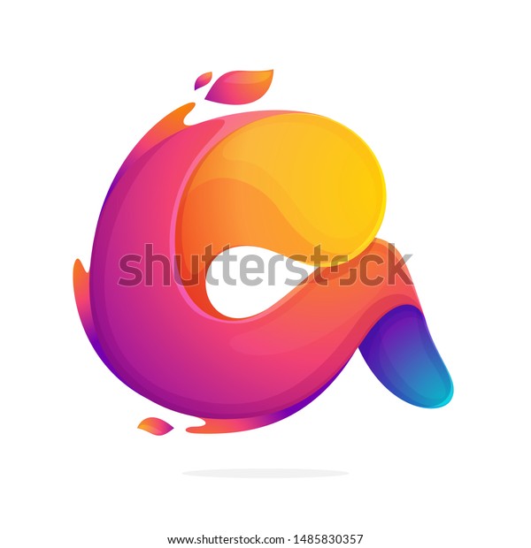 Letter Logo Consisting Fire Flames Font Stock Vector (Royalty Free ...