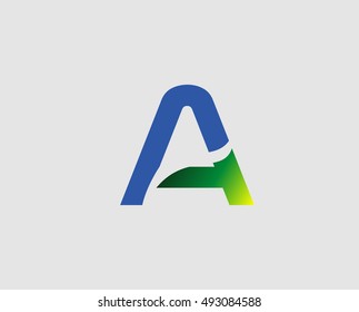 Letter A logo. Creative concept icon
