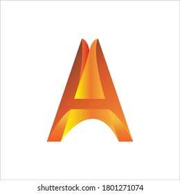 Diseño creativo de logotipo de letra