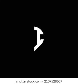Leyenda logo diseño creativo en fondo de color negro