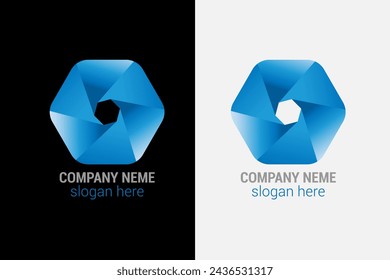 letter logo Creative design styled pc logo