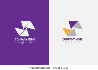 letter logo Creative design styled pc logo