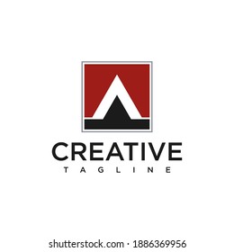 Ein Buchstabenlogo, kreative Design, Vektorvorlage