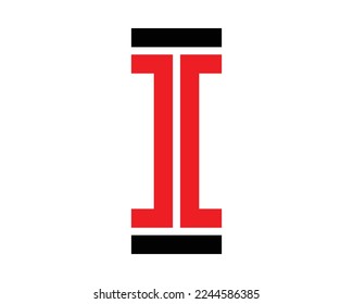 I Letter Logo Creative Design Vector Template