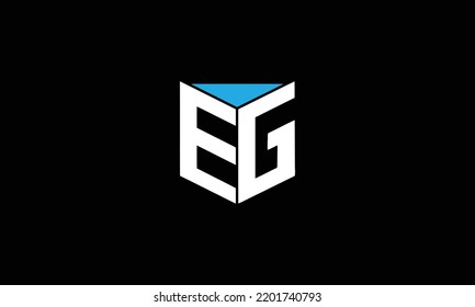  Letter EG Logo, creative eg logo icon vector for business 