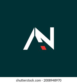 an letter logo with creative modern design