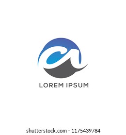 A Letter Logo Creative Template Sign Vector