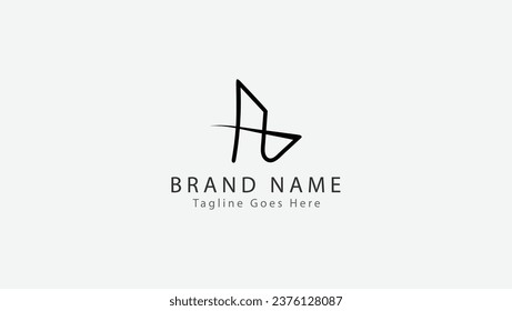 logotipo de una carta, creativo, único, marca, logotipo de la empresa