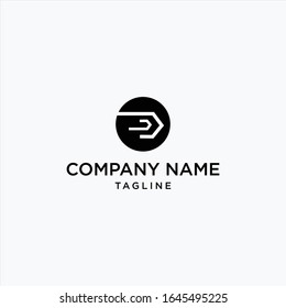 logotipo de letra El vector de diseño monograma D es perfecto para el negocio inicial y el logotipo personal