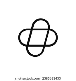 letter logo
d which is modern and minimalist