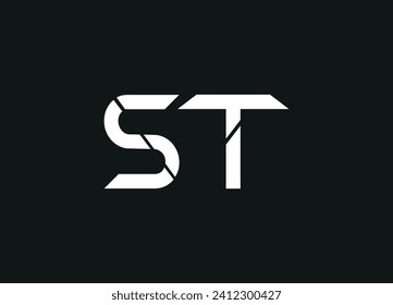  diseño del logotipo de la letra y diseño del logotipo inicial