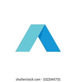 A letter logo design