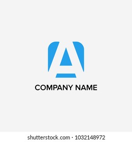 Letter A logo design