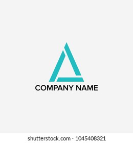 letter A logo design