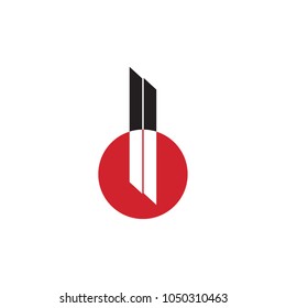 I letter logo design