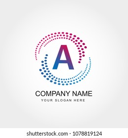 Letter A Logo Design