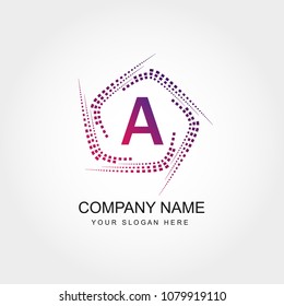 Letter A Logo Design