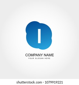 Letter I Logo Design