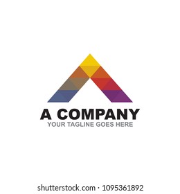 A letter logo design