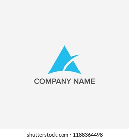Letter A logo design
