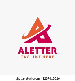 Letter A logo design