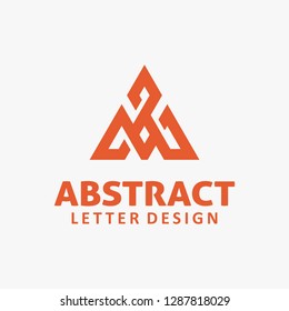 Letter A logo design