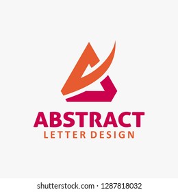 Letter A logo design
