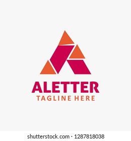 Letter A logo design