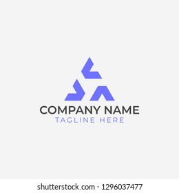 Letter A logo design