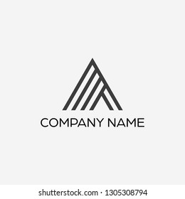 Letter A logo design
