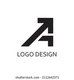 letter a for logo design