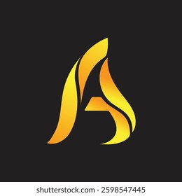 a letter logo a logo design