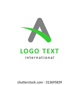 Letter A logo design