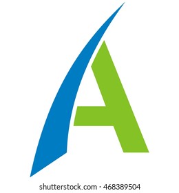 letter a logo design