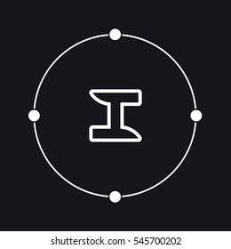 I letter logo design