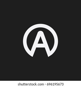 Letter A logo design