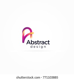 Letter A logo design