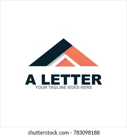 A letter logo design 