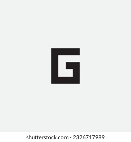 Letter logo design in 4 variation 