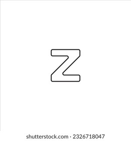 Letter logo design in 4 variation 
