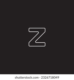 Letter logo design in 4 variation 