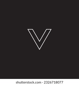 Letter logo design in 4 variation 