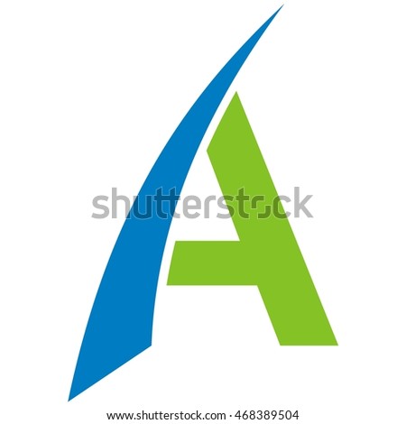 letter a logo design