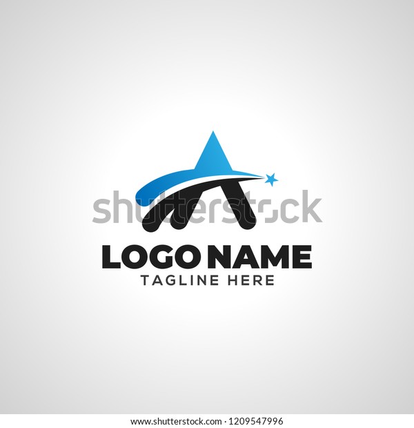 Letter Logo Design Stock Vector (Royalty Free) 1209547996