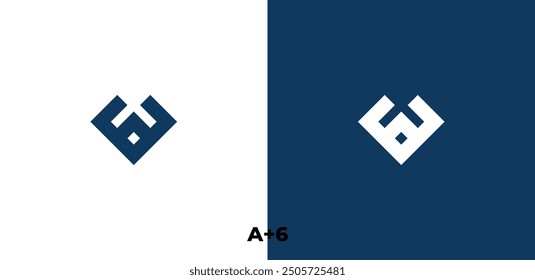 Letter logo design, A, 6 letter logo design, premium, modern, simple.