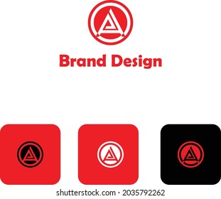 Diseño del logotipo de la letra A. Resumen, creativo, moderno, sencillo, único y mínimo una plantilla vectorial de diseño de logotipo de letra.
Tecnología de tipografía, diseño creativo de futuro de música digital electrónica.