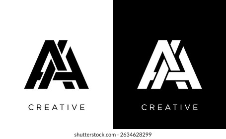 A letter logo design. Action A letter logo vector template