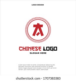 Letter A Logo Design mit antiken Rahmen Motiven im Kreis. 