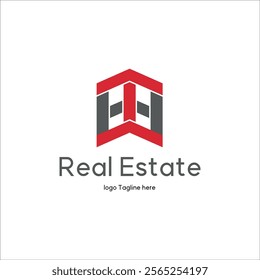 I Letter logo design builder simple real estate building Logo